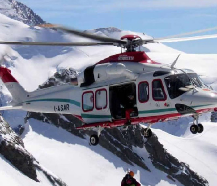 Incidenti sulle piste da sci della Valsesia: tre interventi dell'elisoccorso
