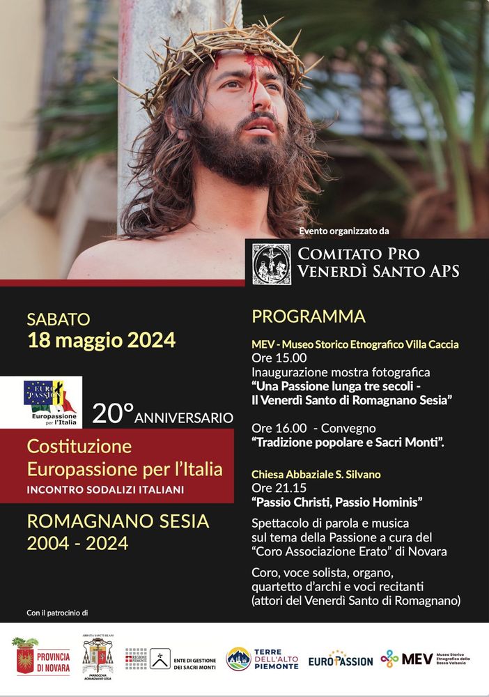 Romagnano: 20° anniversario Costituzione Europassione per l'Italia