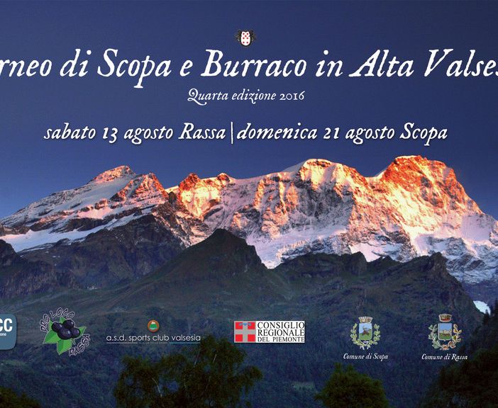 Torneo di Scopa e Burraco in Alta Valsesia