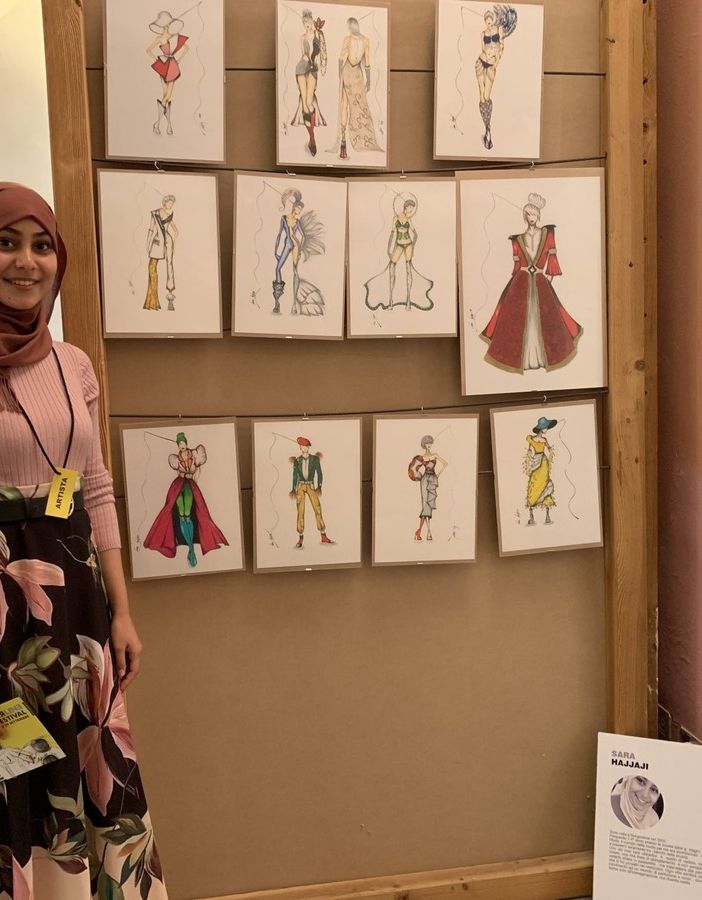 La giovane Sara Hajjaji