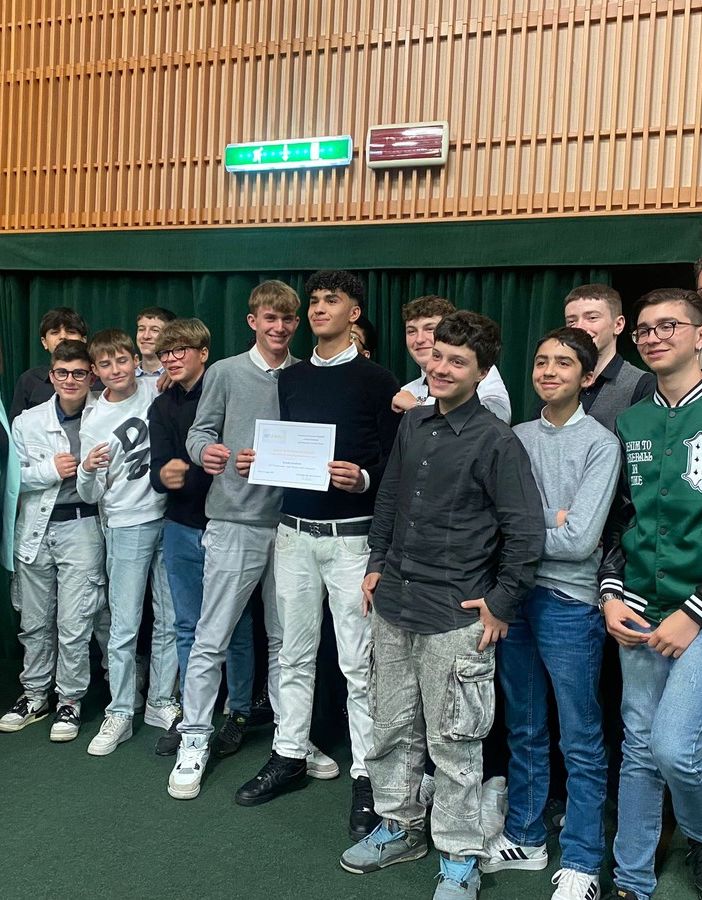 Secondo posto per la classe I MA dell’ITT Lirelli al concorso #ILMIOFUTUROÈLEGALITÀ.