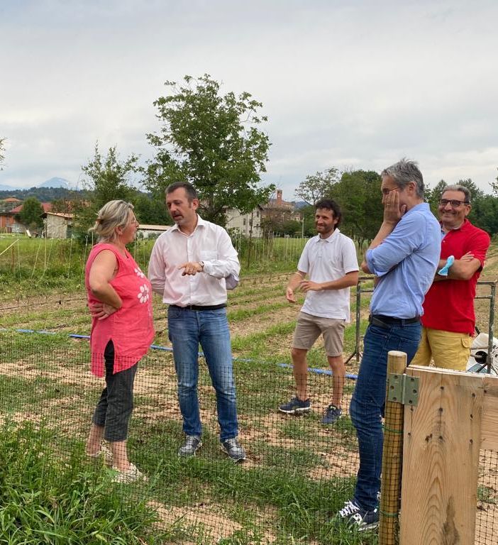 Grandinata nel vicino Vercellese, sopralluoghi di Chiorino e Delmastro: “Impegno per domande risarcimento danni”
