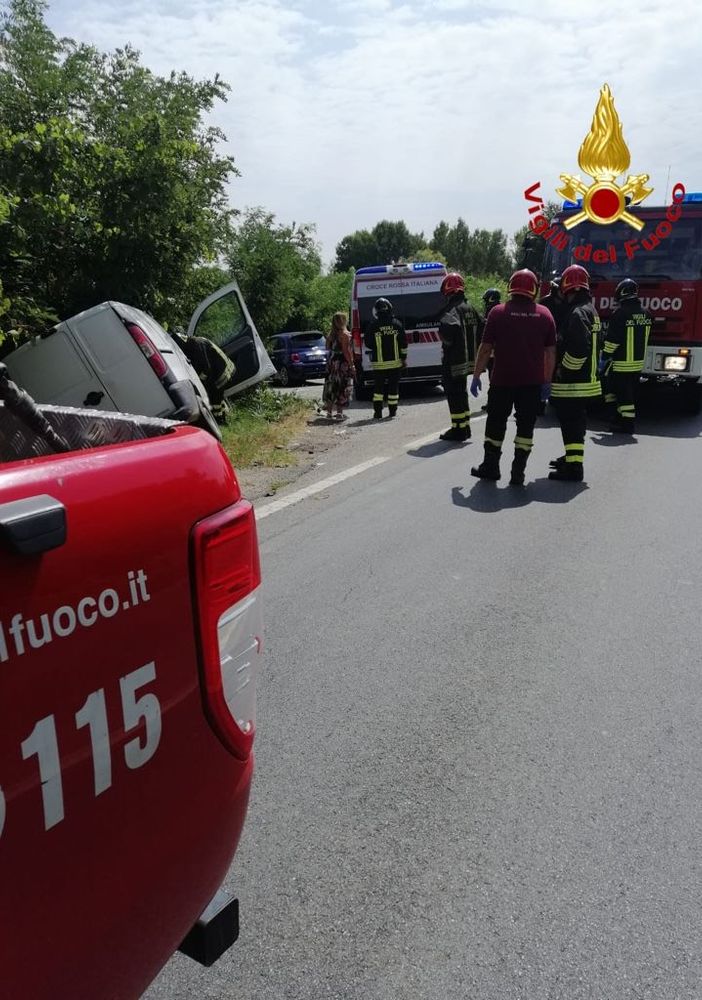 Incidente a Romagnano Sesia
