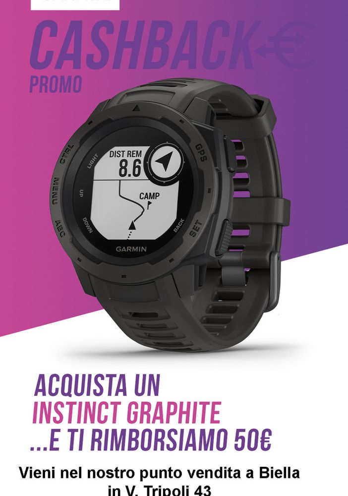 Voglia di praticare sport all'aria aperta? Con gli orologi Garmin puoi misurare le tue prestazioni