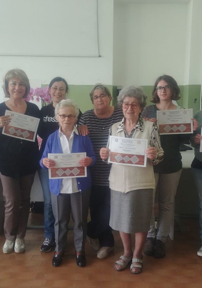 Grande soddisfazione per la chiusura del corso di puncetto all'IIS Lancia di Borgosesia