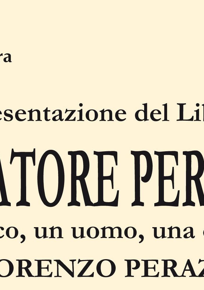 Gattinara, a Villa Paolotti la presentazione del volume “Salvatore Perazzo. Un medico, un uomo, una comunità” Gattinara, a Villa Paolotti la presentazione del volume “Salvatore Perazzo. Un medico, un uomo, una comunità”