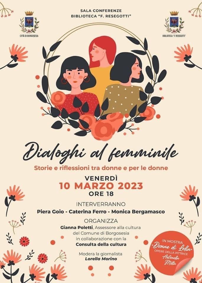 &quot;Dialoghi al femminile&quot; in biblioteca a Borgosesia