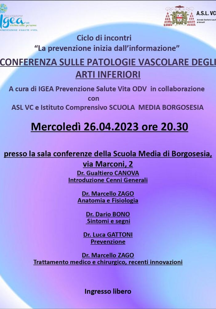 Igea-Prevenzione-Salute-Vita organizza “La prevenzione inizia dalla conoscenza&quot;