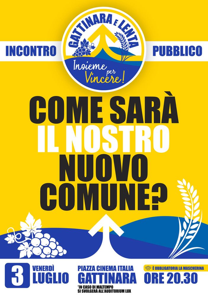Fusione Lenta-Gattinara, come sarà il Comune? Nuovo incontro pubblico