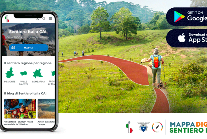 Cai, nasce la nuova app con le mappe digitali del Sentiero Italia