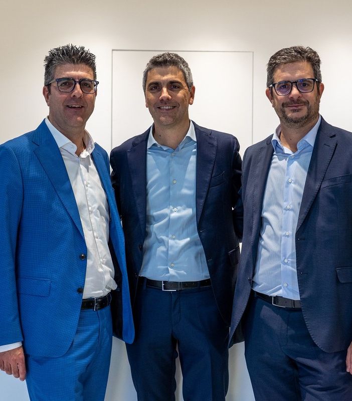 DA sinistra i fratelli Luca, Davide e Alberto Marazzato