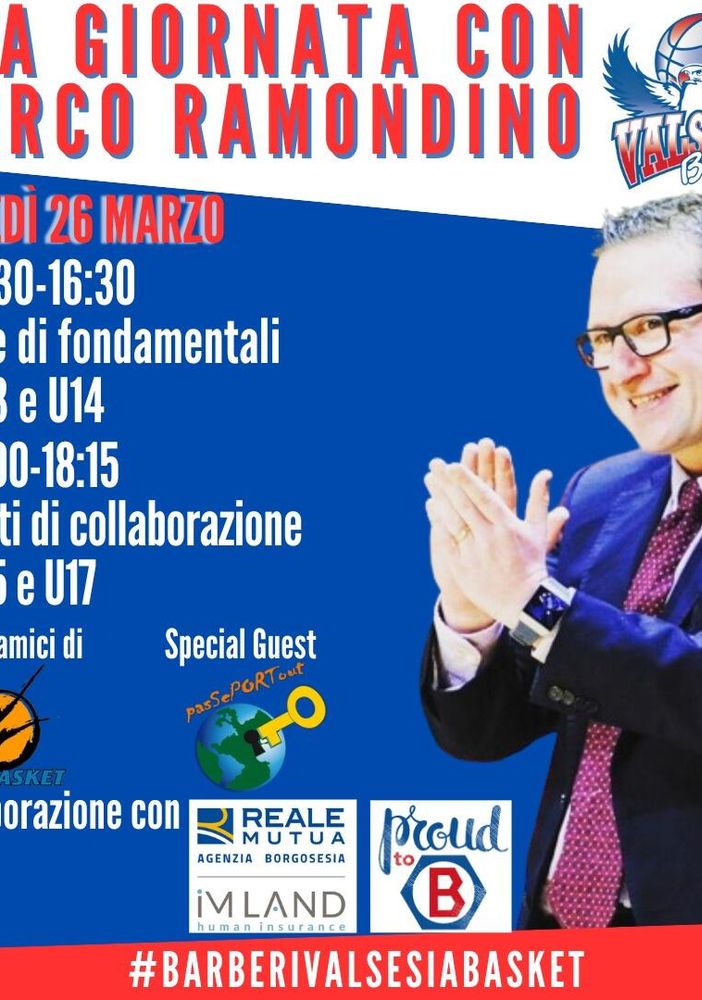 Barberi Valsesia Basket con Marco Ramondino: coach of the Year 2023 - Grafica di Khristina Fanchini.