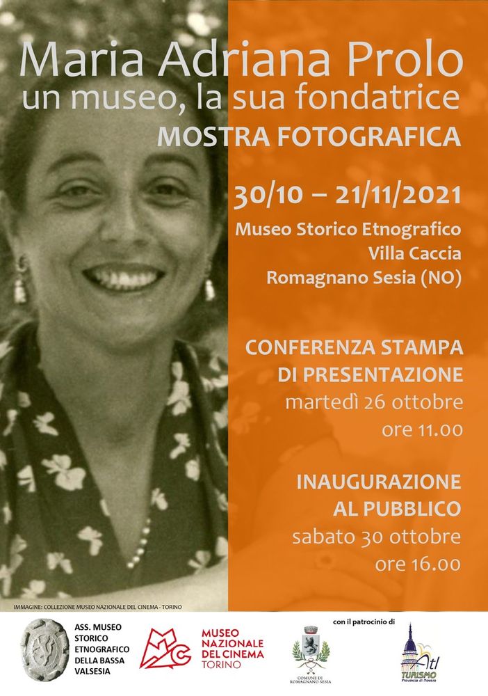 Maria Adriana Prolo: un museo, la sua fondatrice. Una mostra ricorda la fondatrice del Museo del Cinema e del Museo di Romagnano