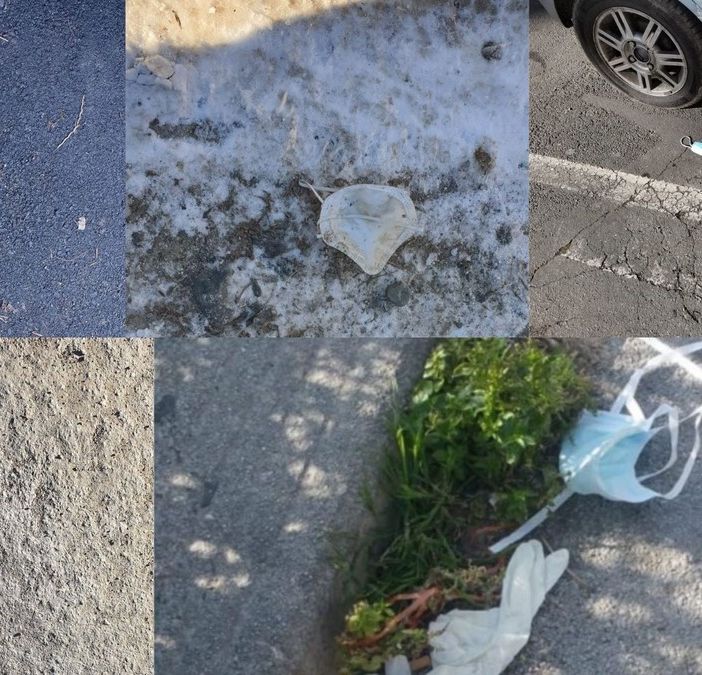 Abbandono delle mascherine, un richiamo al senso civico per non deturpare la Valle