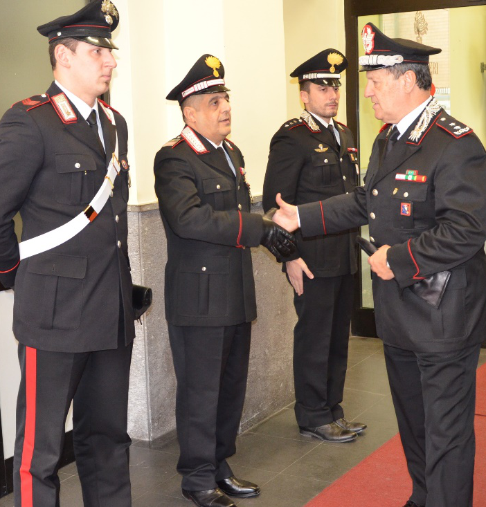Il Generale Mariano Mossa in visita al Comando Provinciale di Vercelli