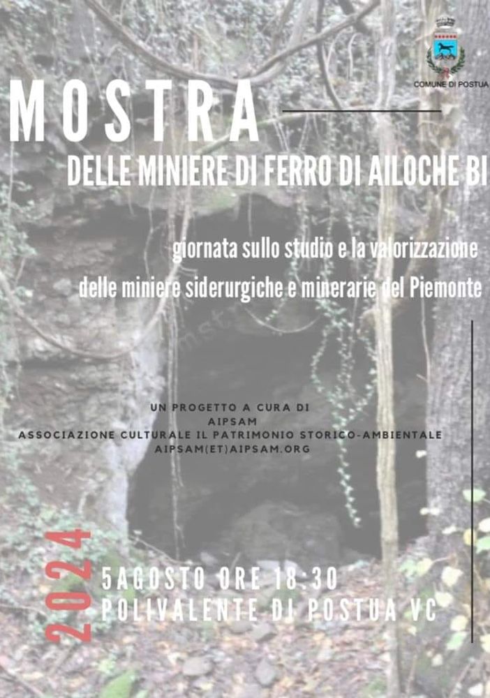 A Postua la mostra sulle miniere di ferro di Ailoche