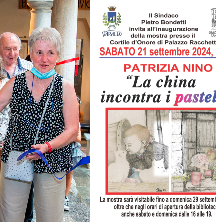 “La china incontra i pastelli” sarà inaugurata a Varallo la nuova mostra artistica.