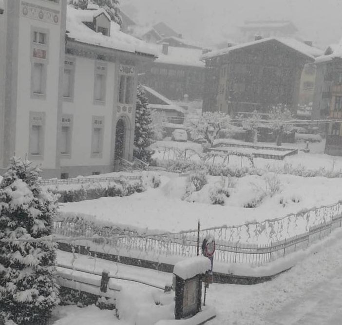 Neve su gran parte del Piemonte, ora anche in Valsesia