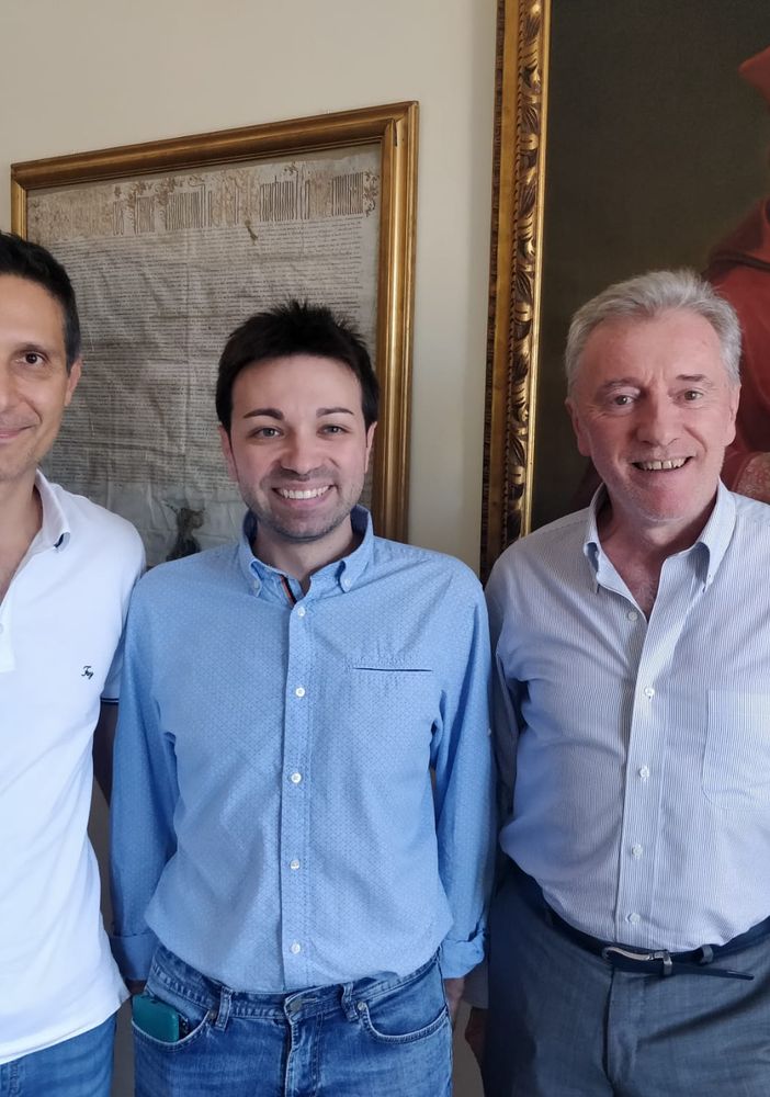 Nella foto: da sinistra De Paoli, Andreassi e Gattoni