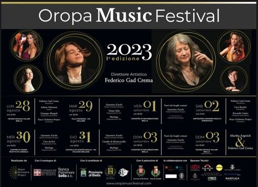Inizia stasera l'Oropa Music Festival