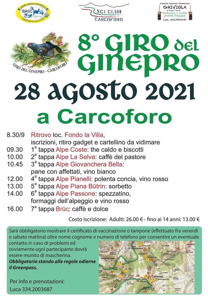 Carcoforo: il Giro del Ginepro alla sua ottava edizione