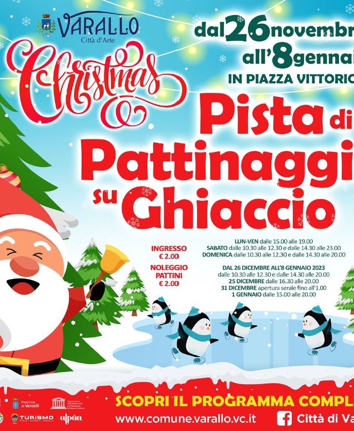 Anche a Varallo si può pattinare fino all'8 gennaio