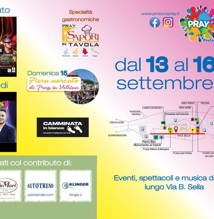 Musica, divertimento, artisti su strada, cibo e molto altro: arriva Pray in Vetrina