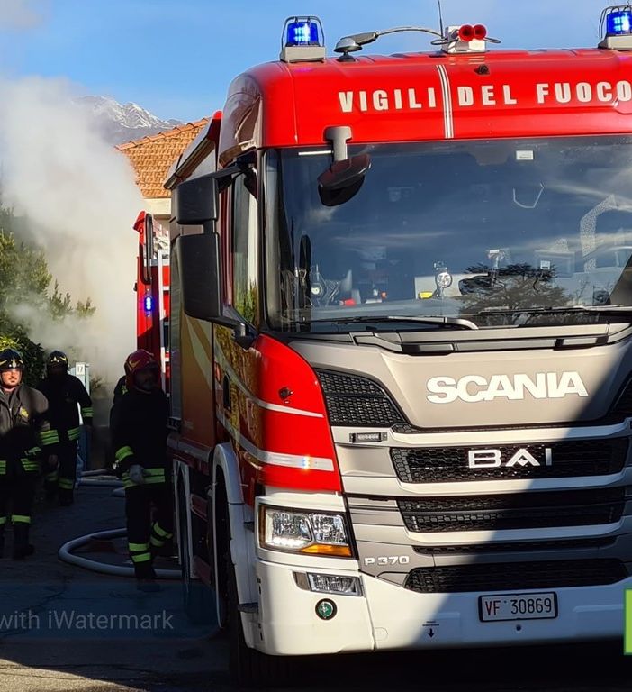 Coggiola, principio d'incendio in casa: in azione i Vigili del Fuoco (foto di repertorio)