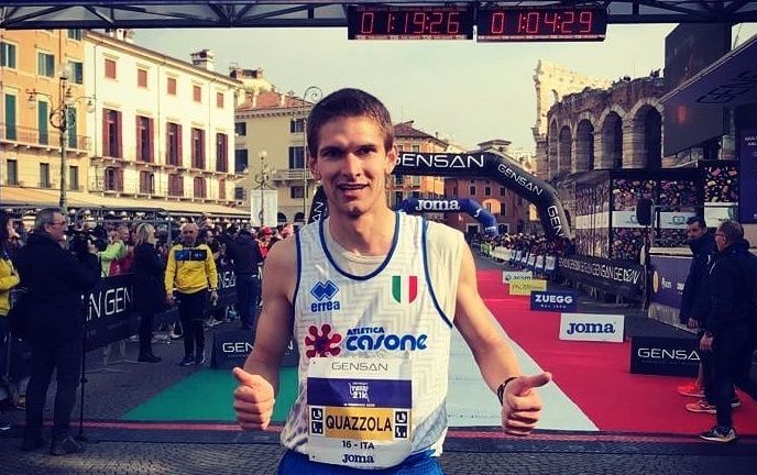 Quazzola e Carrera vanno forte alla Giulietta e Romeo Half Marathon