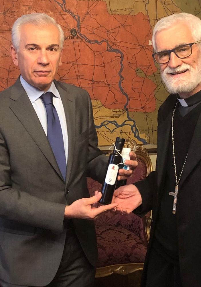 Vercelli: Il Questore incontra il Vescovo Marco Arnolfo