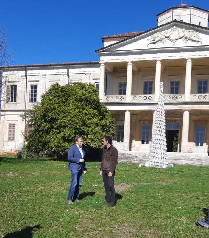 RAI1 in seervizio al MEV di Romagnano