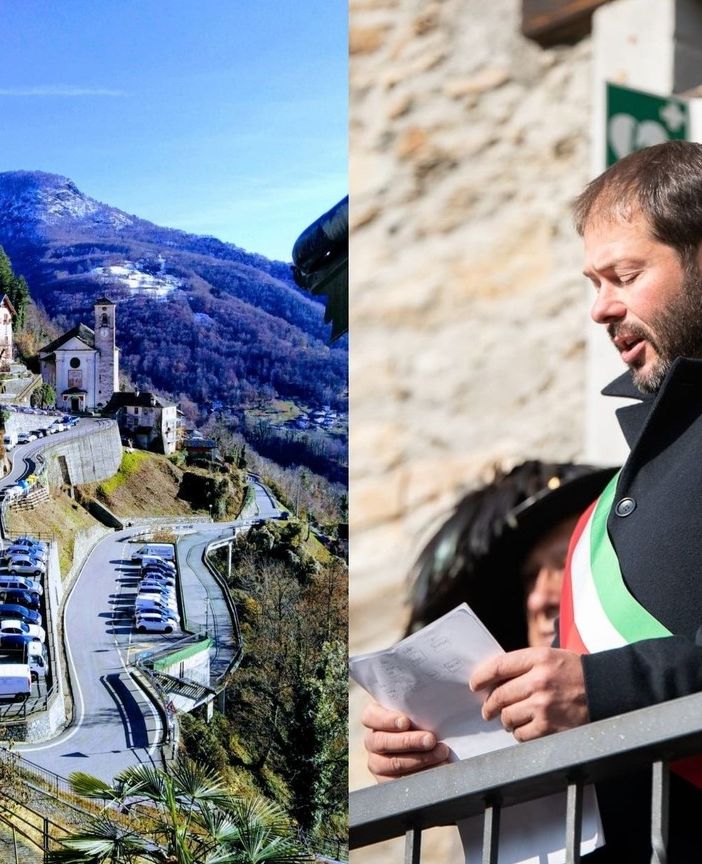 Il comune di Rossa e il sindaco Alex Rotta