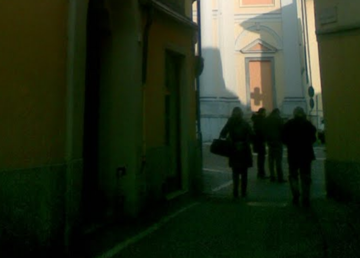Un particolare della via in cui è avvenuto l'incidente