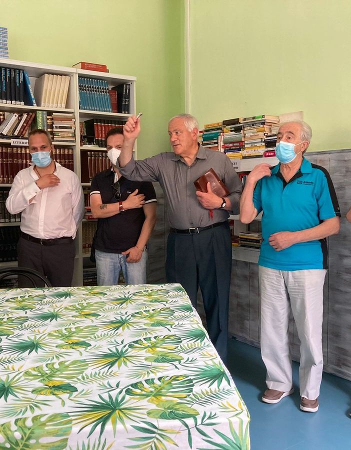 Inaugurato il salone di lettura presso il Circolo ACLI di Aranco FOTO