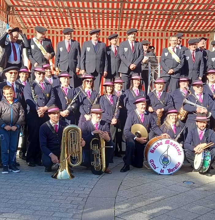 Banda musicale di Varallo, pronti per la trasferta a Pontarlier per la festa dei gemellaggi.