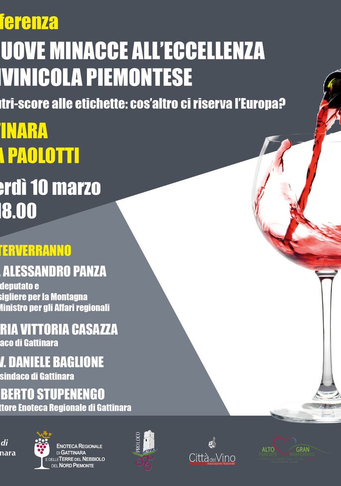 Gattinara: Conferenza sulle minacce europee alle eccellenze vinicole