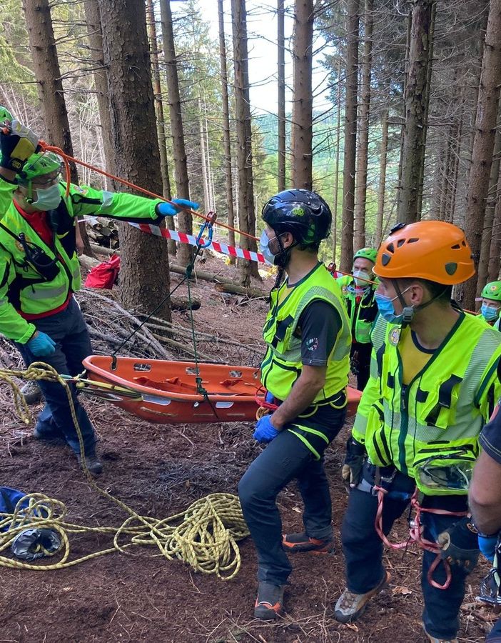 Soccorso Alpino sul dramma di Stresa, le dinamiche dell'intervento FOTO