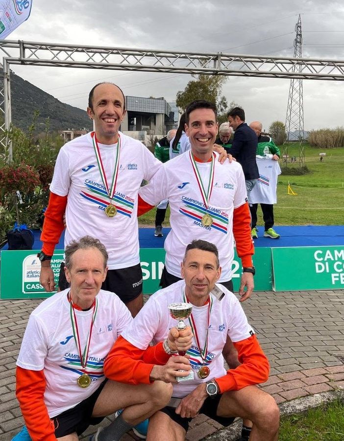 Tre borgosesiani Campioni Italiani Staffetta Cross