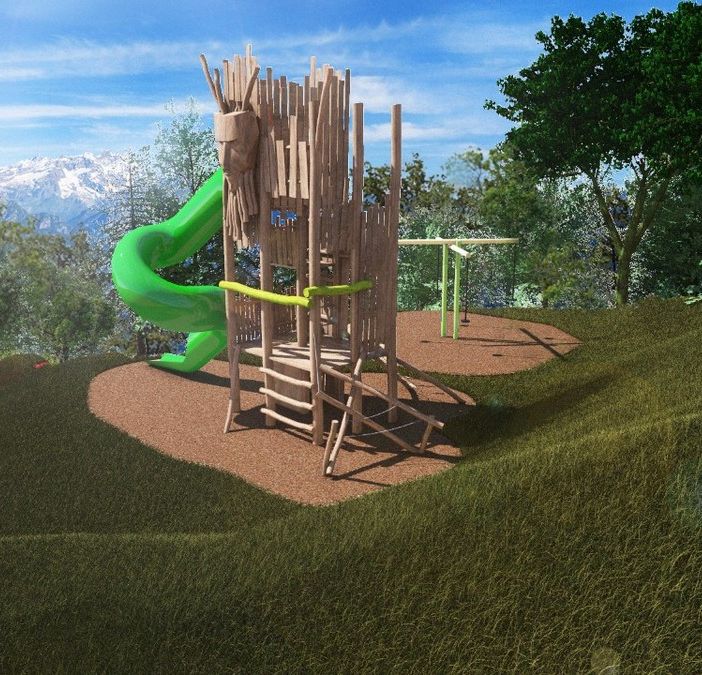 All'Alpe di Mera con lo scoiattolo Meraviglio: Apre il nuovo parco giochi in quota FOTO