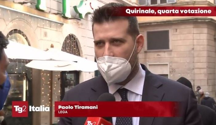 Elezioni Presidente della Repubblica, Paolo Tiramani risponde alle domande del TG 2
