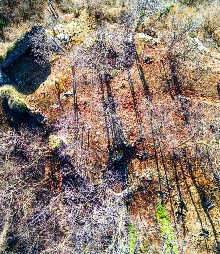 Le riprese con il drone
