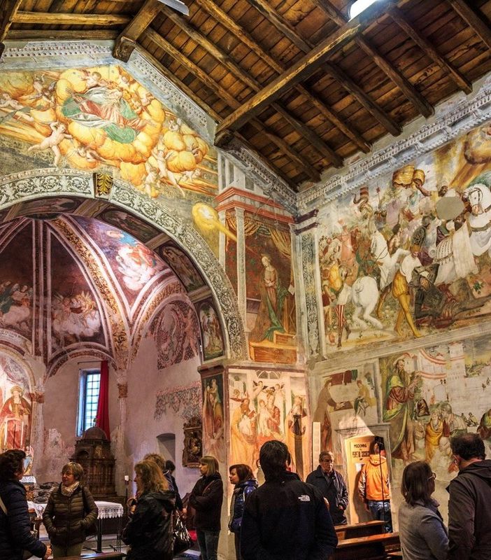 L'interno della chiesa San Marco a Varallo
