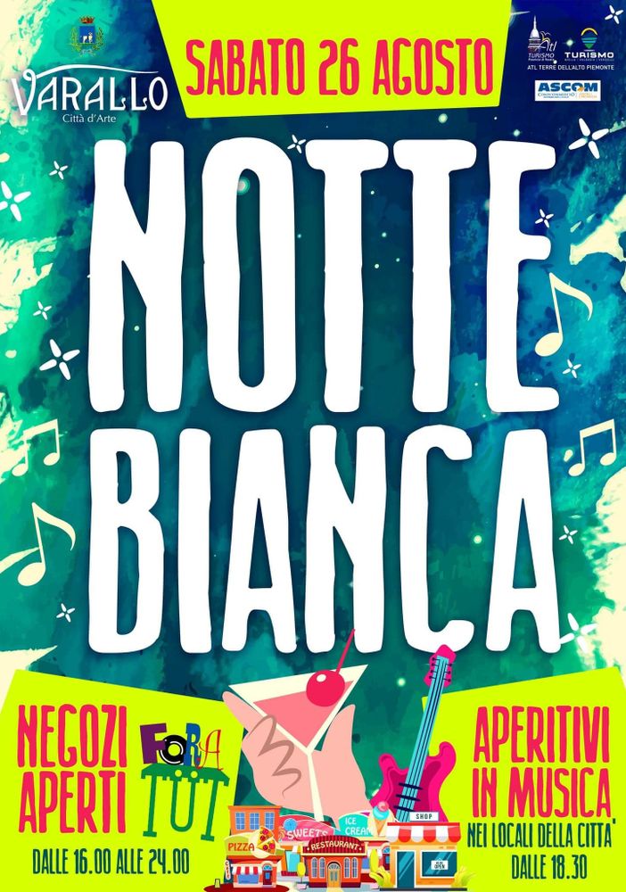 Varallo: Arriva la notte bianca