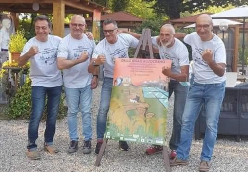 Dalle risaie all'oceano: parte l'avventura di tre ciclisti-pellegrini