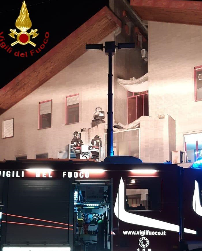 Fiamme in un pub di Gattinara
