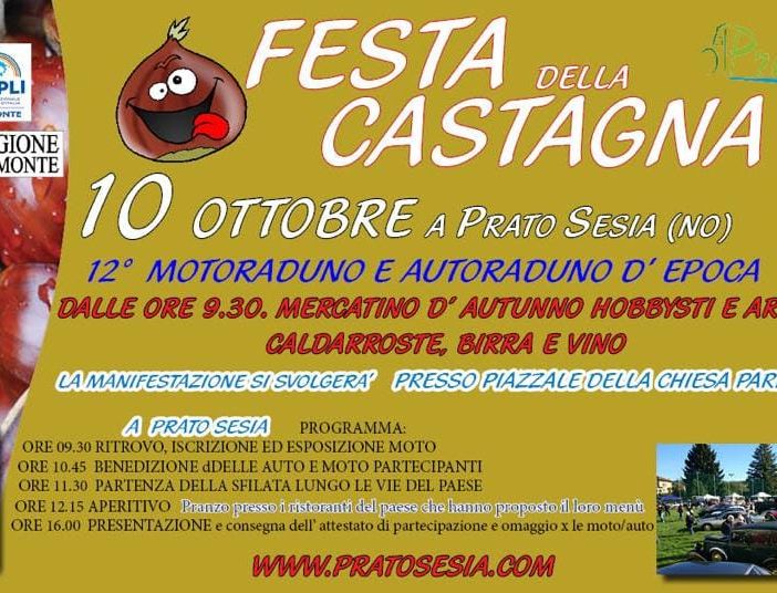 A Prato Sesia si festeggia tra caldarroste e auto d’epoca