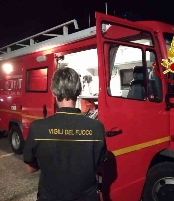 Anziano disperso a Scopello, le ricerche dei Vigili del Fuoco.