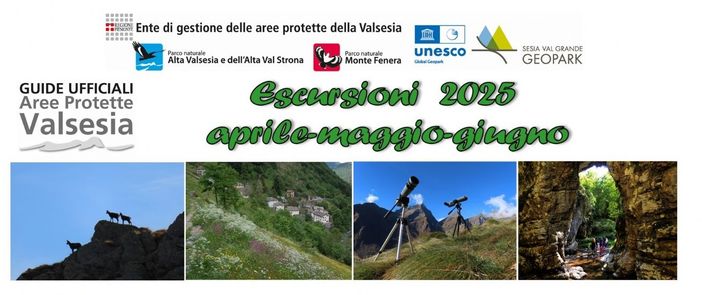 Ricominciano le attività delle Guide Ufficiali delle Aree Protette della Valsesia Ricominciano le attività delle Guide Ufficiali delle Aree Protette della Valsesia