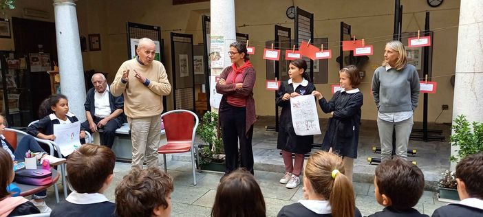 Varallo, mostre in Biblioteca: le visite delle classi IV.