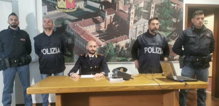 Conferenza stampa della Squadra Mobile